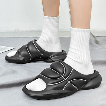 Мъжки чехли Оригинални мъжки чехли Мъжки баскетболни обувки Ежедневни маратонки Дебела подметка Мъжки клепки Модерни мъжки летни сандали