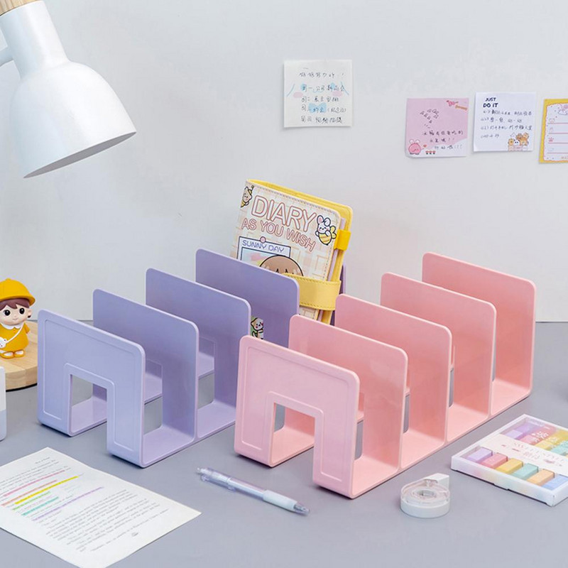 Raamatuhoidja libisemiskindel alumine sahtli kujundus Mittevajuv õõnestatud töölaua dokumendifailihoidja jagaja Koduvarustus