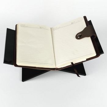 Рафт за книги за четене X-образна черна акрилна поставка за книги за четене с широка употреба