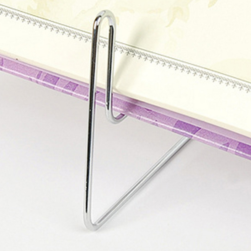 Rozsdamentes acél többfunkciós dokumentumtalp, állítható szögben összecsukható olvasótartó diák notebook hordozható könyvtartó