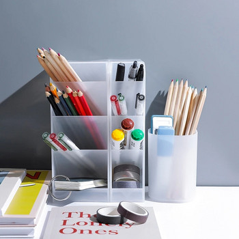 Πολυλειτουργικό Creative Desktop Organizer Θήκη για στυλό Αποθήκευση Μακιγιάζ Σχολικό Αξεσουάρ γραφείου Οργανοθήκες γραφικής ύλης