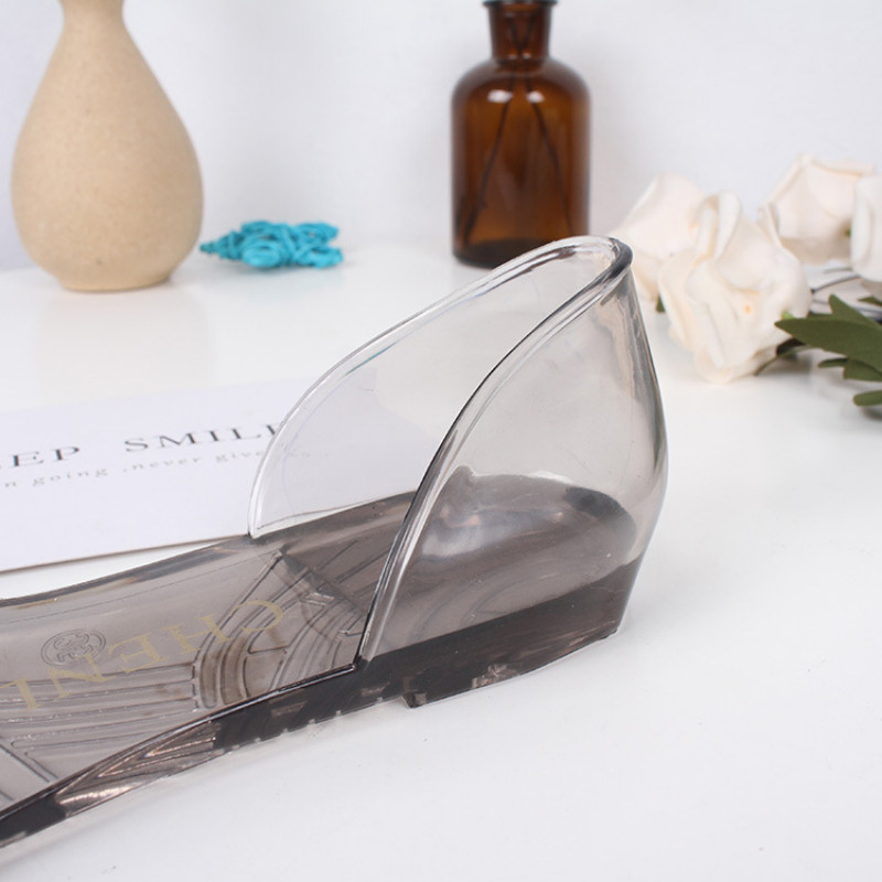 Átlátszó PVC szandál női 2023 nyári divat, kristály flitteres virág dizájn lapos cipők kültéri női pillangós hétköznapi szandálok