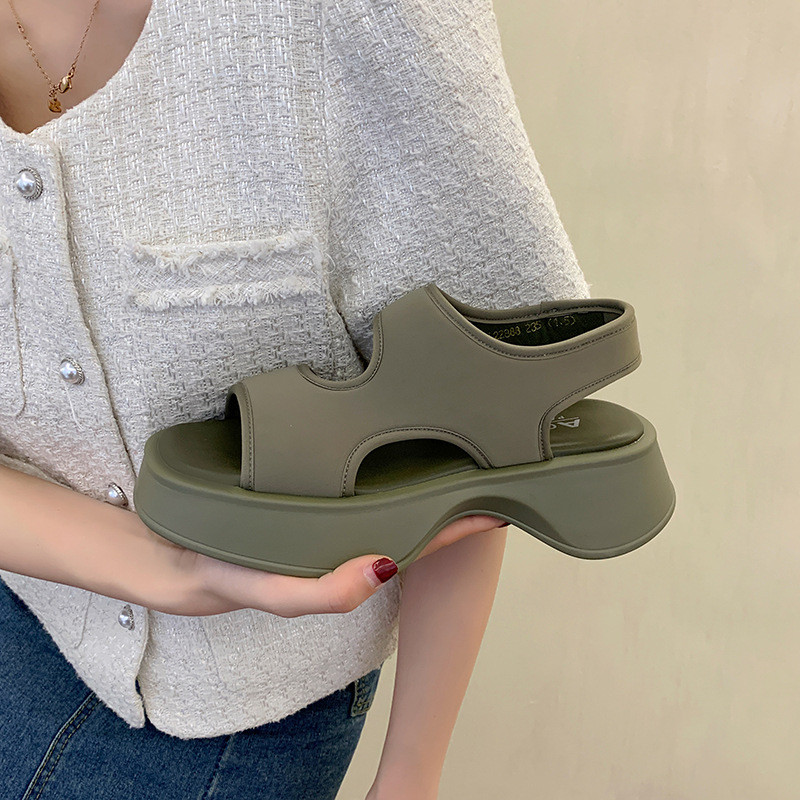 Alacsony szandálok Női Bőr Alacsony sarkú Pataksarkúk Csúszdák Szövet Rome PU Alacsony Szandálok Női Bőr Alacsony sarkú Rome Hoof Heels Slide