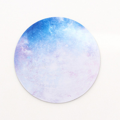 Kawaii Στρογγυλό Celestial Mouse Pad Μαλακό χαλάκι για παιχνίδι Καπάκι επιτραπέζιου υπολογιστή Αντιολισθητικά μαξιλαράκια για ποντίκι γραφείου από ελαστικό αδιάβροχο PC