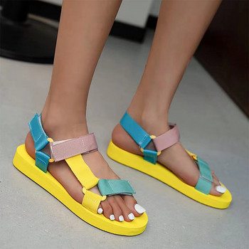 Начало Сандали Сандали за открито Нов продукт Спортни развлечения Плажни чехли Европейски и американски дамски обувки Размер 36-43