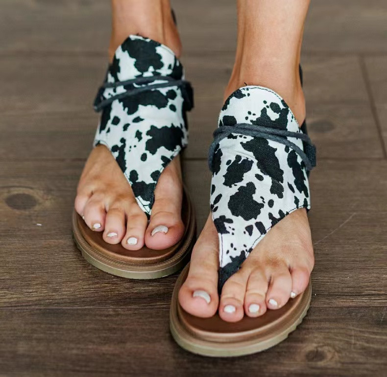 2022 Cow Print Canvas Cipők Férfi Low Animal Printed Férfi Alkalmi vulkanizált cipők Divat utcai ruházat Férfi gördeszka cipők