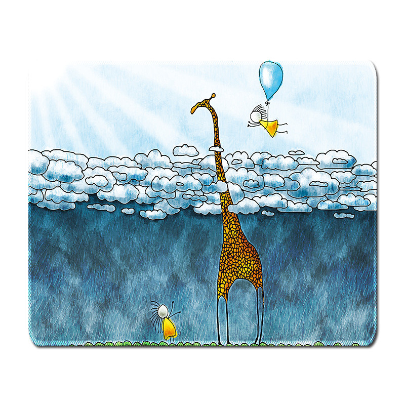 Kis méretű gumis egérpad aranyos macska állat egérszőnyeg játéklejátszó játékos asztali pad Számítógép laptop egérpad játékok 22x16cm