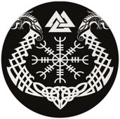 Viking Norse Mythology Rune Round Mouse Pad Viking Gaming Mouse Pad με αντιολισθητικό καουτσούκ για φορητό υπολογιστή γραφείου