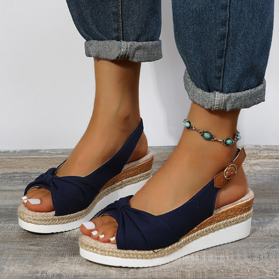 Summer Wedges Σανδάλια Πόρπη Πλατφόρμα Περπάτημα Παντόφλες Αντιολισθητικές Ανοιχτές Γυναικείες Παπούτσια Casual Outdoor παπούτσια για Γυναικεία Plus Size