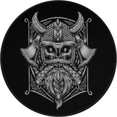 Cool Viking Skull Warriors Mouse Pad Viking Gaming Mousepad Μικρά αντιολισθητικά στρογγυλά ποντίκια για φορητό υπολογιστή γραφείου