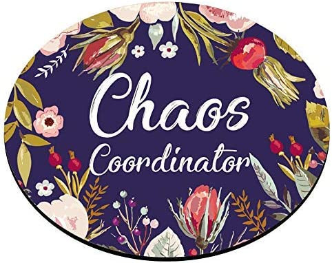 Virágkoszorú Színes virágok Nyomtatás Művészet Vicces idézetek Kerek egérpad Koordinátor Idézet Vintage akvarell egérpad 7,9 hüvelykes