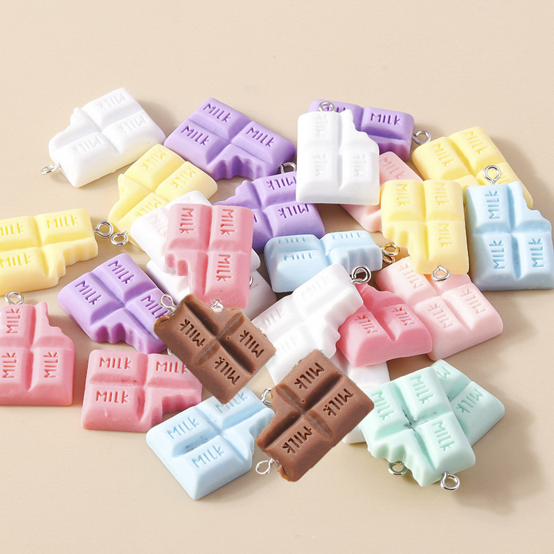 15 db kevert gyanta csokoládé varázs desszert ételbűvölők nyaklánchoz karkötő fülbevaló kulcstartó barkács ékszer készítési kiegészítők