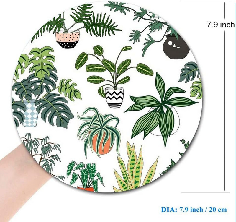 Cserepes növény egérpad Egérpadok asztalhoz Mosható játék egérpadok Csúszásmentes gumitalp számítógép Kis egérpadok