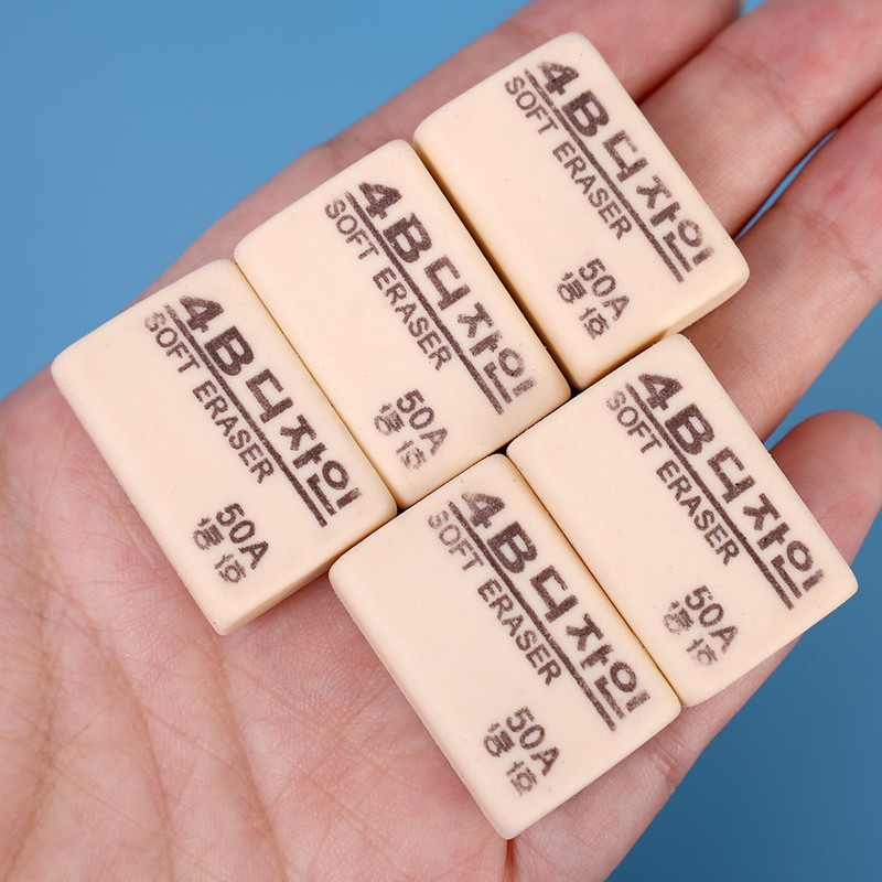 Kvaliteetne 10/1 tk 4B kustutuskumm, pehmest kummist kontoritarvete koolitarbed korrigeerivad kustutuskummid lastele selge joonistuspliiatsi komplekt