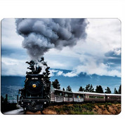 Train Gaming Mousepad Cool Steam Train Régi jármű Egérpad Egérmatrac számítógépes Laptop Office 9,5 x 7,9 hüvelykes csúszásmentes gumi