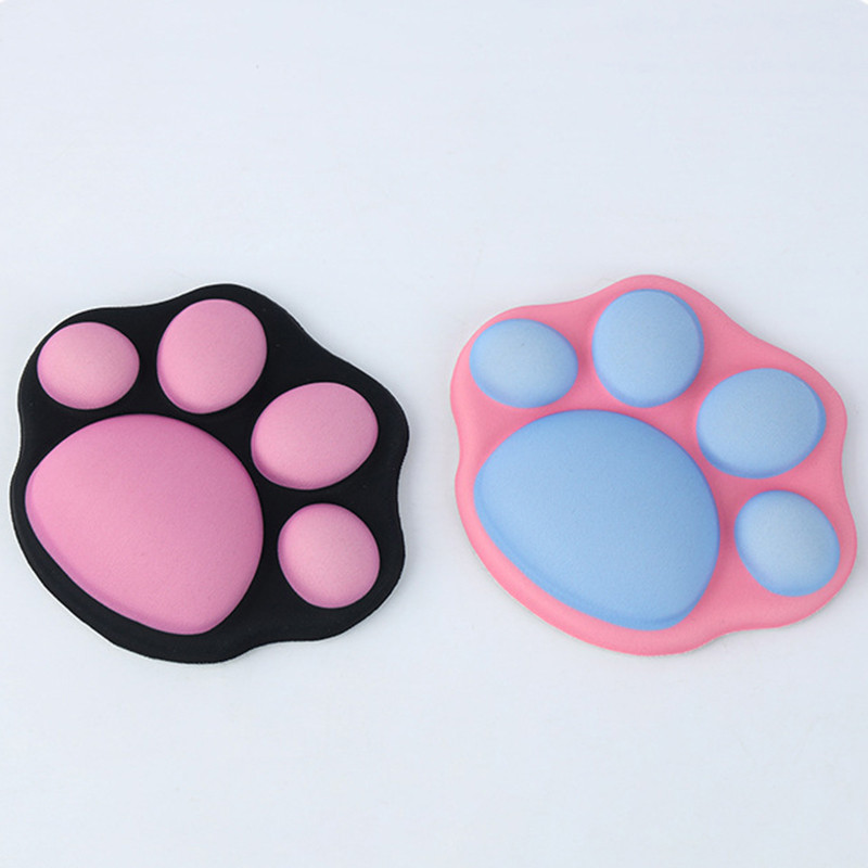 Puha, kényelmes autós mancs alakú csuklótámasz egérpad Csuklótámasztó párnák Irodai kiegészítők asztali játékokhoz egérpad Laptop egérpad