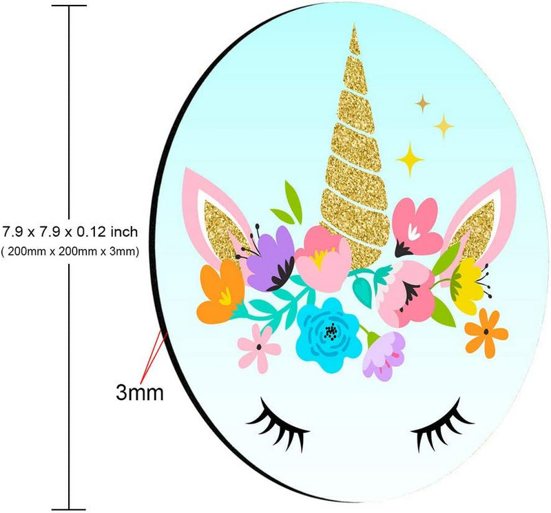 Aranyos állatok kerek egérpad Irodai ajándékok Tanári ajándékok Promóciós cikkek Arc egérpad