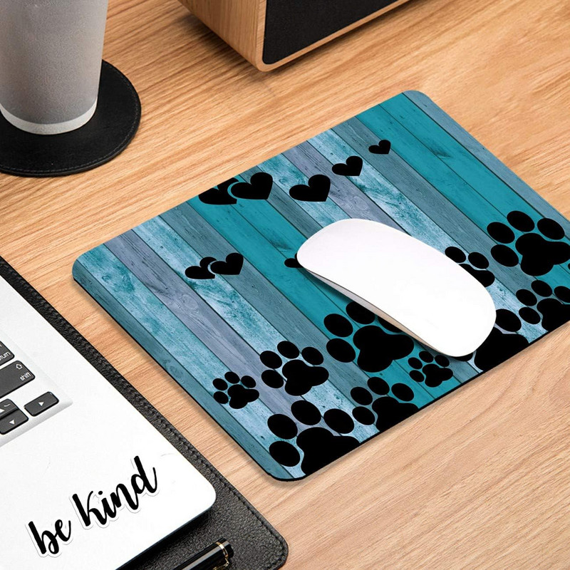 Aranyos, vicces kutyamancs mintás játék egérpad csúszásmentes gumi egérpad vízálló egéralátét irodai laptophoz otthoni 9,5x7,9 hüvelykes