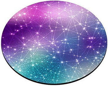 Кръгла подложка за мишка Magic Space Cosmic Constellation Custom Starry Constellation Circular Mouse Pads for Computers Laptop