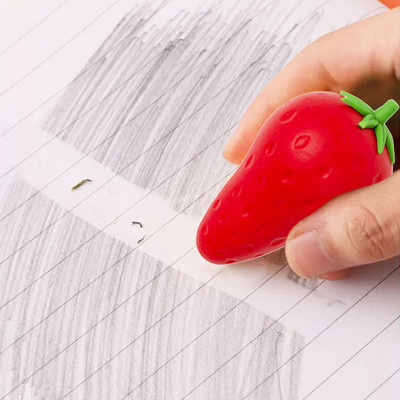 Big Mac Fruit sárgarépa radír Aranyos radír Tiszta és nyomtalan diákchip gumi kreatív levélpapír kézműves tároló