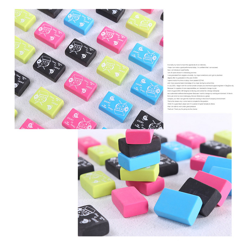 1 vnt studento egzamino trintukas animacinis filmas 4B spalvotas guminis mokyklinis reikmenys, minkšti ir lengvai valomi raštinės reikmenys, dovanos, palaikymas didmeninė prekyba TXTB1