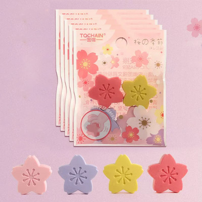 4db Romantikus Sakura Radír Kawaii Gumi ceruza radír gyerekeknek Koreai Írószerek Aranyos javítóeszközök Irodaszerek