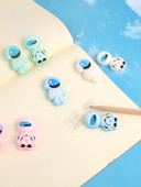 2 db Astronaut Eraser Kawaii írószer Borracha Escolar Fournitures Scolaires Gomme Gomas De Borrar aranyos radír gyerekeknek