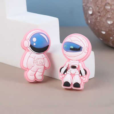 2 db Astronaut Eraser Kawaii írószer Borracha Escolar Fournitures Scolaires Gomme Gomas De Borrar aranyos radír gyerekeknek