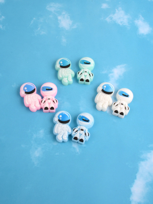 2 db Astronaut Eraser Kawaii írószer Borracha Escolar Fournitures Scolaires Gomme Gomas De Borrar aranyos radír gyerekeknek