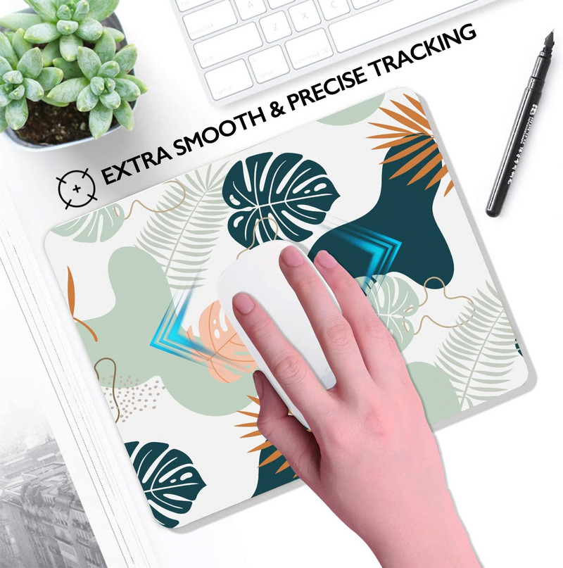 Tropical Leaves egérpad Akvarell prémium textúrájú egérpadok Design egérpad csúszásmentes gumitalp számítógépes egérpadok