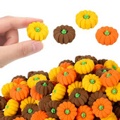 12db 3D sütőtök radír, mini gumi radír írószer diákoknak Halloween őszi Hálaadás Party Favor Tanári jutalom