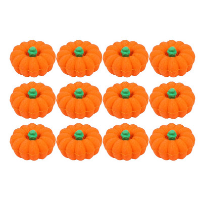 12db 3D sütőtök radír, mini gumi radír írószer diákoknak Halloween őszi Hálaadás Party Favor Tanári jutalom