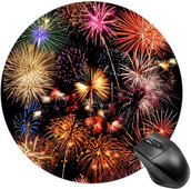 Kerek egérpad Aranyos egérpadok, csúszásmentes, gumi bázisú egérpad vízálló egérpad otthoni irodai laptopokhoz