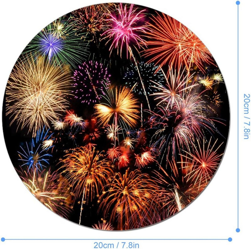 Kerek egérpad Aranyos egérpadok, csúszásmentes, gumi bázisú egérpad vízálló egérpad otthoni irodai laptopokhoz