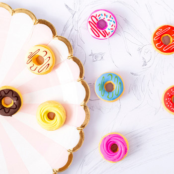 6 бр./компл. Candy donut eraser Канцеларски материали Обучение на ученици Консумативи за изтриване