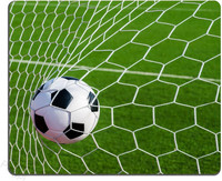 Ποδόσφαιρο Ποδόσφαιρο σε μοτίβο γκολ Gaming Mouse Pad Αντιολισθητικό Λαστιχένιο Mouse Pad Αδιάβροχο ποντίκι για φορητό υπολογιστή γραφείου 9,5X7,9 ιντσών