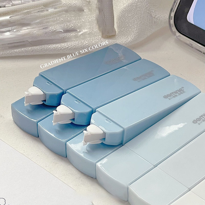 6 τεμ./σετ Ταινίες διόρθωσης χρώματος ντεγκραντέ Μαθητή Απλή φορητή ταινία διόρθωσης Kawaii Κορεατικά επιστολόχαρτα για σχολικό γραφείο