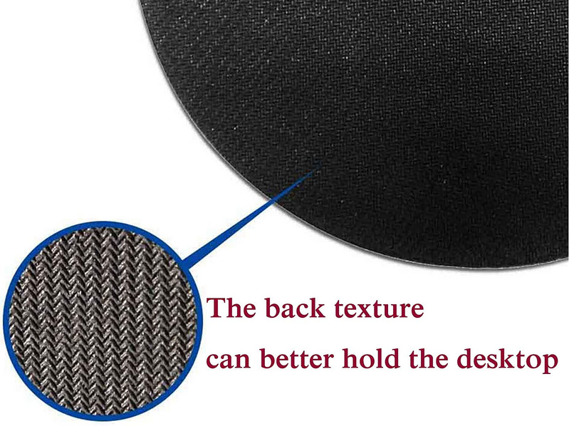 Ръчно нарисувана синя акварелна подложка за мишка на точки Polka Dot Print Dot Pattern Подарък за нейния сладък лаптоп Компютърни игри 7,9×7,9 инча