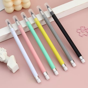 1/3/6Pcs Color Eternal Pencil Lead Core Устойчив на износване Не се чупи лесно Моливи Канцеларски материали Преносима сменяема писалка