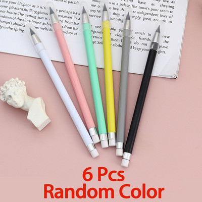 1/3/6Pcs Έγχρωμο Αιώνιο Μολύβι Μόλυβδος Πυρήνας Ανθεκτικό στη φθορά Μολύβια που δεν σπάνε εύκολα Προμήθειες γραφικής ύλης Φορητό αντικαταστάσιμο στυλό