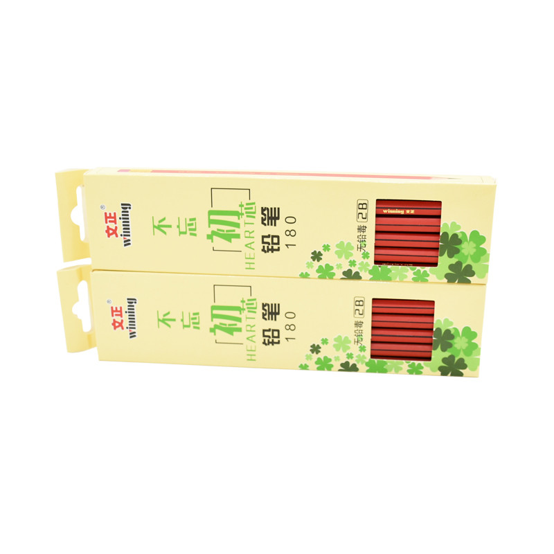 12τμχ ολοκαίνουργιο κόκκινο ξύλινο μολύβι Γόμα μολυβιών 2Β σχολική γραφική ύλη