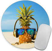 Beach Pineapple Mouse Pad Αδιάβροχο αντιολισθητικό καουτσούκ Αξεσουάρ γραφείου παιχνιδιών Γραφείο Διακόσμηση ποντικιών για υπολογιστές Laptop
