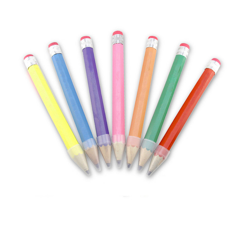 35 см дървен молив черен олово ръчна изработка голям молив писалка маркировка картина училищни офис консумативи студент Kawaii канцеларски материали подарък