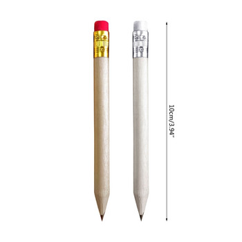 50 броя малки моливи за голф с гумички Половини моливи Мини моливи Мини голф джобни моливи за писане Рисуване Сватба