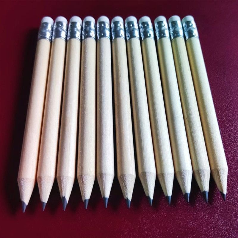 50 τεμάχια μικρά μολύβια γκολφ με λάστιχα Μισό μολύβια μίνι μολύβια μίνι γκολφ μολύβια τσέπης για γραφή σχεδίασης γάμου