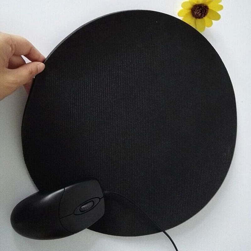 Rainbow Stripes Μαύρο Μάρμαρο Υπολογιστή Mouse pad Σχεδιασμός Mouse pad Mouse pad για υπολογιστές Office Home 7,9" x 7,9" ίντσες