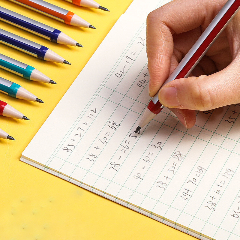 Creioane mecanice fără ascuțire cu ascuțitoare de creioane 2,0 mm rezerve înlocuibile Pixuri de presă Papetarie școlară Rechizite de birou