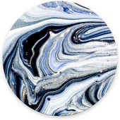 Вихрови мраморна кръгла подложка за мишка Геймърска подложка за мишка Водоустойчива кръгла подложка за мишка Неплъзгаща се гумена основа Подложки за мишка 7,9x0,12 инча