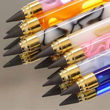 2 τμχ Eternal Pencils Μολύβι χωρίς μελάνι Everlasting Pencil Απεριόριστο μολύβι επαναχρησιμοποιήσιμο μολύβι χαρτικά προμήθειες για γράψιμο