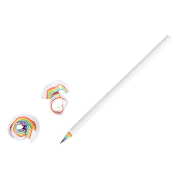 2 PCS Rainbow Pencil 2B Pencil Black White Suit Creative Personality Student Pencil For Kids Gift Училищни офис принадлежности Молив